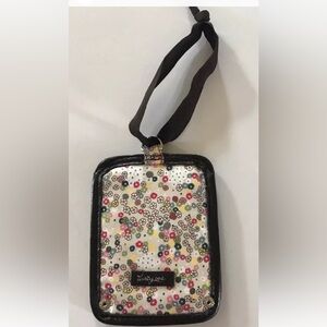 NWT Thirty-one gifts 31 kid-girl travel luggage tag FREE SPIRIT DITSY multicolor